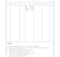 현장교육실적부 현장교육실적부